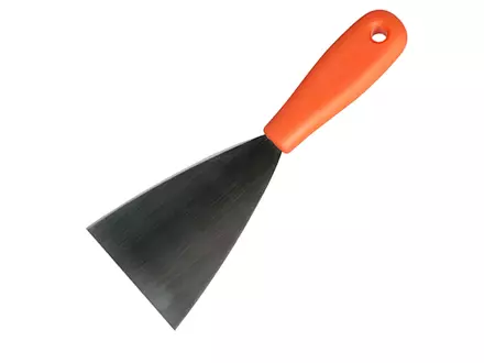 FBK 88080-7 handschraper polypropyleen met flexibel RVS blad 80 mm oranje
