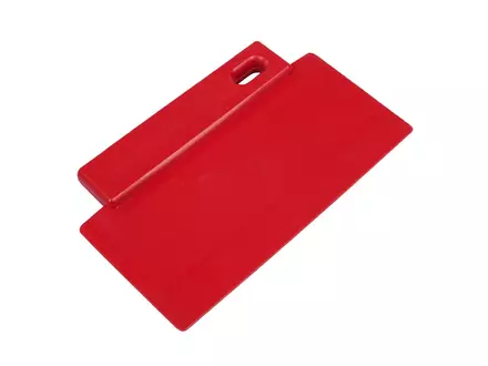 FBK 71900-3 handschraper detecteerbaar 200 mm rood