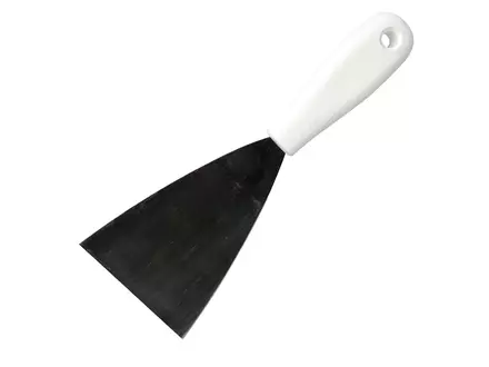 FBK 88082-1 handschraper polypropyleen met RVS blad 80 mm wit