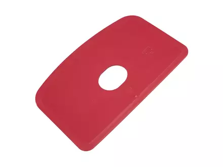 FBK 71910-3 handschraper met gat detecteerbaar 146 mm rood