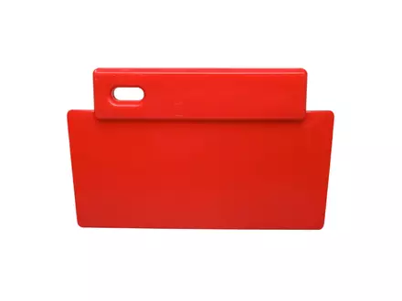 FBK 81900-3 spatel-schraper polypropyleen 200 mm rood