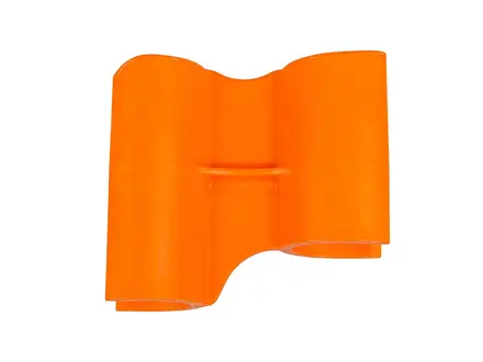FBK 80204-7 steelclip polypropyleen voor hotelstofblik oranje