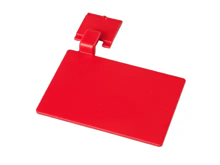 Bordje voor ophangrail FBK 80002 PP 110 mm
