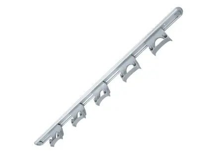 Ophangrail 5x klem FBK 15157 900 mm