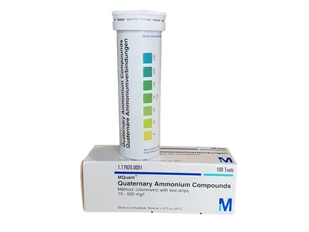 MQuant Quat teststrookjes 0-500 mg/l