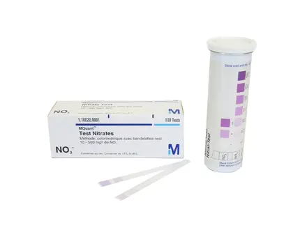 MQuant Nitraat teststrookjes 10-500 mg/l