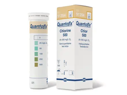 Quantofix Chloor teststrookjes 0-500 mg/l