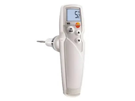 testo 105 voedselthermometer digitaal met standaard insteekvoeler