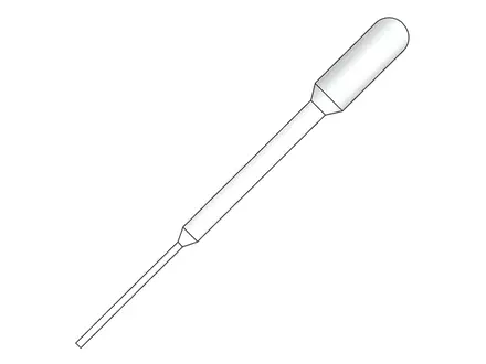 Pasteurpipetten niet steriel 155 mm vulvolume 3 ml