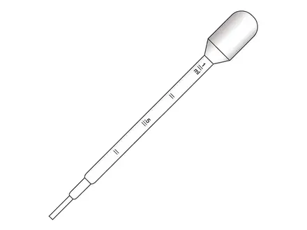 Pasteurpipetten niet steriel 140 mm vulvolume 2.2 ml schaal 0.25 ml