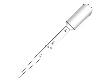 Pasteurpipetten steriel 217 mm vulvolume 6.2 ml schaal 1 ml