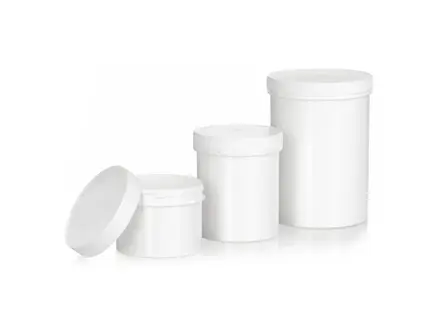 Schroefdeksel Screwlock PE voor monsterpot 500 ml wit