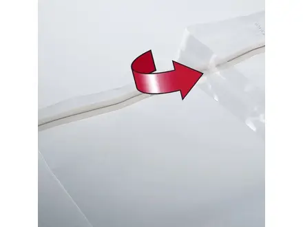 Bemonsteringszak steriel doorzichtig met schrijfvlak 305 x 178 mm 1650 ml