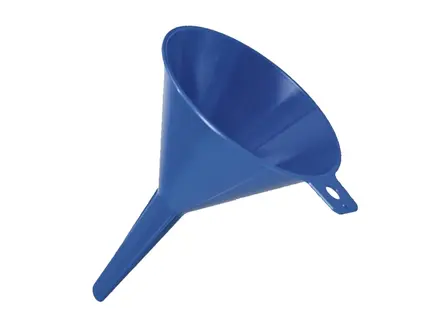 Bürkle trechter steriel 100 mm - 10 mm blauw