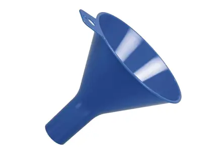 Bürkle trechter steriel 100 mm - 25 mm blauw