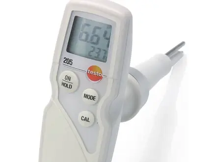 testo 205 pH-meter en thermometer met insteeksonde