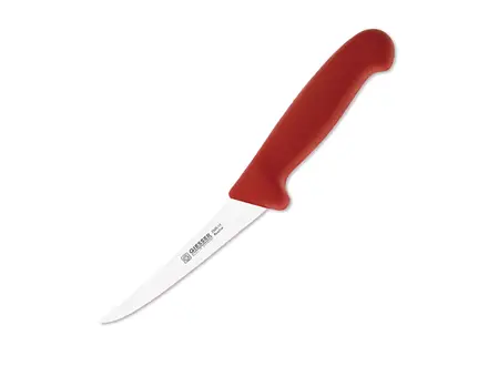 Giesser 2505-13 uitbeenmes semi-flexibel lemmet 13 cm rood