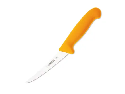 Giesser 2505-13 uitbeenmes semi-flexibel lemmet 13 cm geel