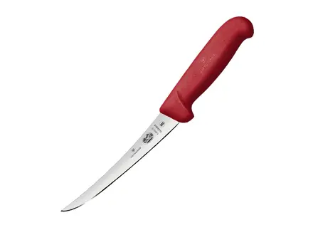 Victorinox Fibrox 5.6611.12 uitbeenmes flexibel lemmet 12 cm rood
