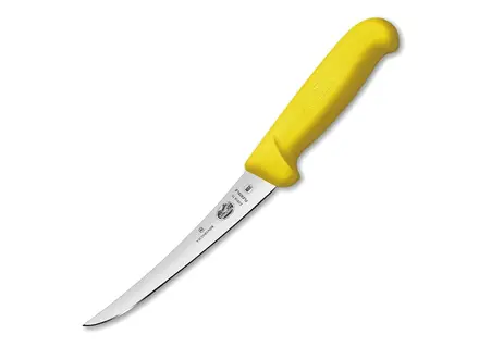 Victorinox Fibrox 5.6618.15 uitbeenmes flexibel lemmet 15 cm geel