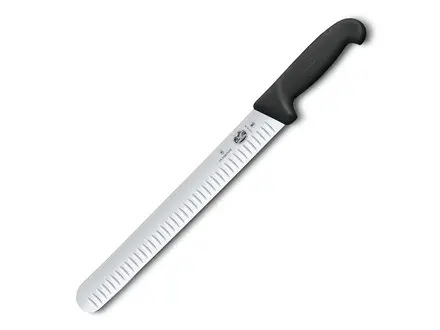 Victorinox Fibrox 5.4723.30 hammes met kuiltjes lemmet 30 cm