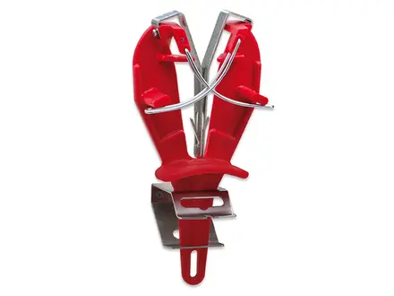 Messenslijper Sharp Easy met bevestigingsbeugel rood