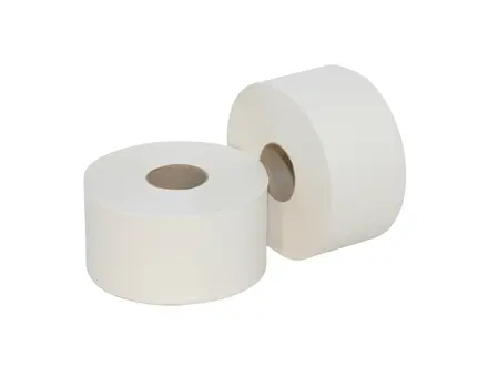 Euro Products toiletpapier Mini Jumbo 2-laags tissue recycled 720 vel wit