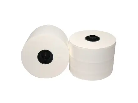 Euro Products toiletpapier met dop 3-laags cellulose 65 meter wit