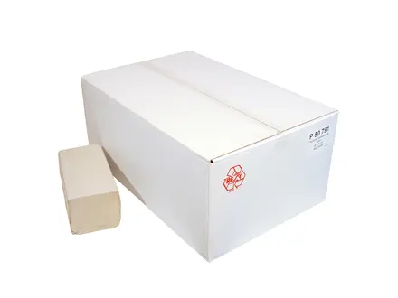 Euro Products handdoekpapier Z-vouw 1-laags recycled 230x250 mm wit