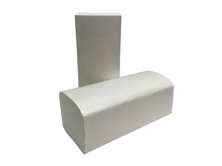 Euro Products handdoekpapier Z-vouw 1-laags recycled 230x250 mm wit