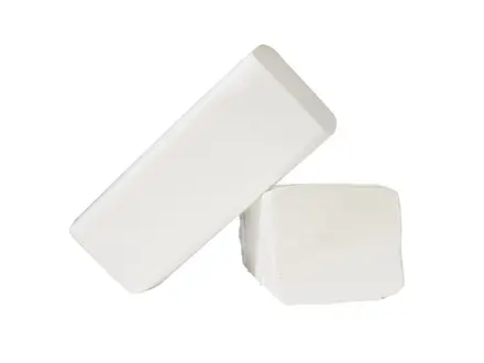 Euro Products handdoekpapier Z-vouw cellulose flushable 2-laags 215x250 mm wit