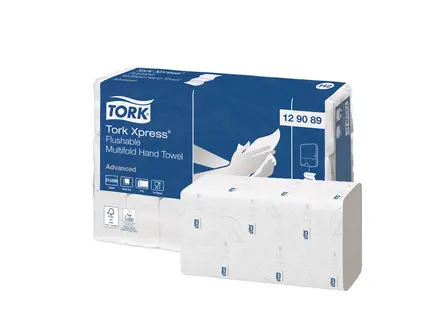 Tork Xpress Multifold handdoekpapier 2-laags oplosbaar H2 wit