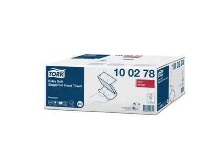 Tork handdoekpapier extra zacht 2-laags Z-vouw H3 wit