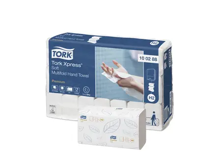 Tork Xpress handdoekpapier 2-laags Multifold H2 Premium wit