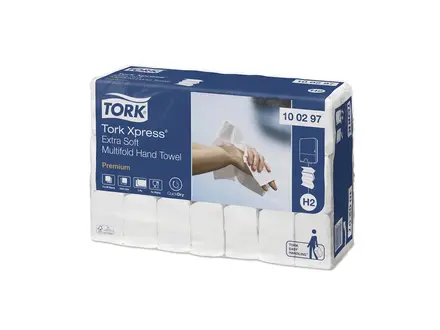 Tork Xpress extra zacht Multifold handdoekpapier H2 2-laags wit