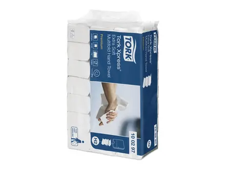 Tork Xpress extra zacht Multifold handdoekpapier H2 2-laags wit