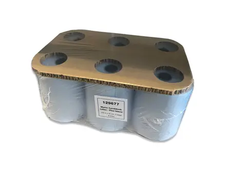 Euro Products Matic Plus handdoekrol met dop cellulose 2-laags 150 meter blauw