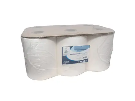 Euro Products Motion handdoekrol cellulose 2-laags verlijmd 140 meter wit