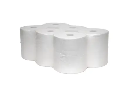 Euro Products handdoekrol cellulose 2-laags 140 meter wit