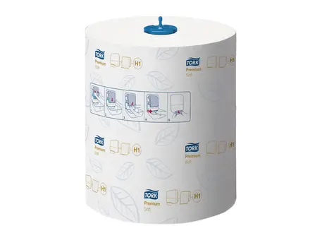 Tork Matic handdoekrol zacht Premium 2-laags H1 wit