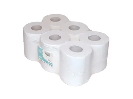Euro Products poetspapier midi 1-laags cellulose 300 meter wit