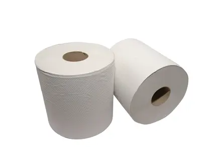 Euro Products poetspapier midi 1-laags recycled 300 meter wit
