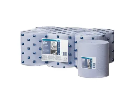 Tork Wiping Centerfeed M2 poetspapier midi 1-laags blauw