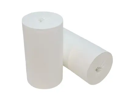 Euro Products poetsrol mini kokerloos cellulose 1-laags 120 meter wit