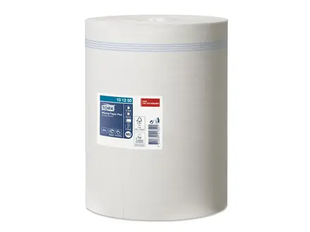 Tork Wiping Paper Plus poetsrol midi M2 2-laags 160 meter wit