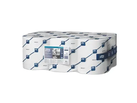 Tork Reflex Centerfeed poetsrol M4 1-laags 300 meter blauw
