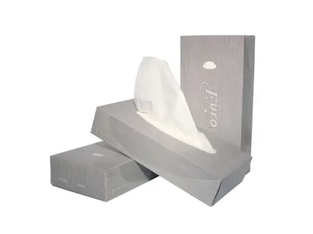 Euro Products tissues 2-laags cellulose 21x21 cm wit
