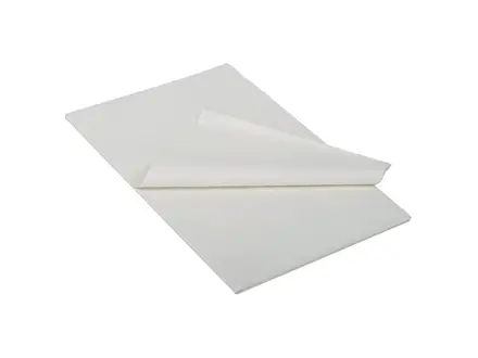 Ersatzpapier voor voedingsmiddelen 42x31 cm wit