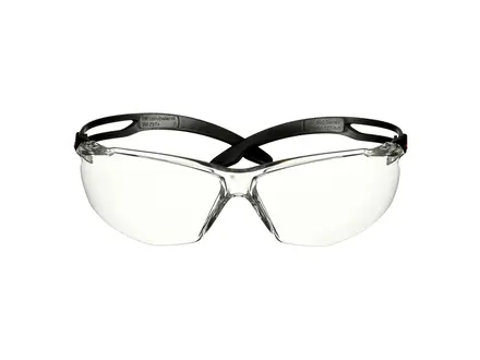 3M SecureFit 500 serie SF501AF-BLK veiligheidsbril polycarbonaat helder