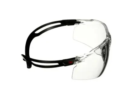 3M SecureFit 500 serie SF501AF-BLK veiligheidsbril polycarbonaat helder